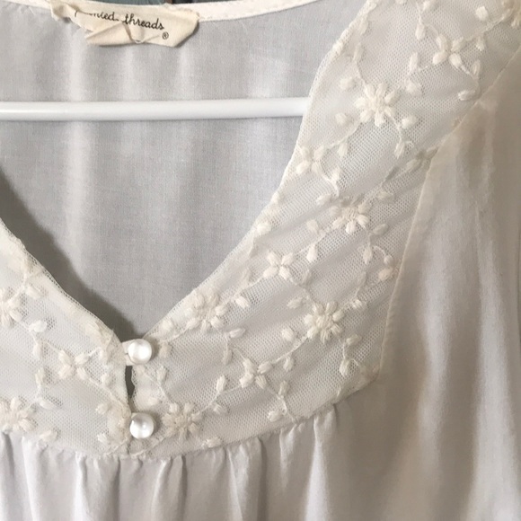 EUC Painted Threads boho peasant blouse - Picture 5 of 5